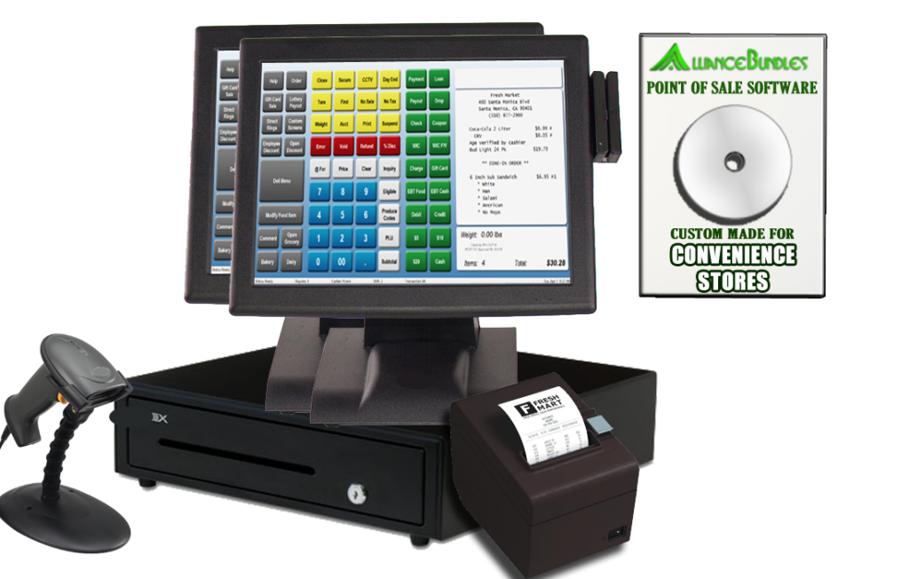 Convenience Store POS System - LEASE or BUY - Alliance Bundle